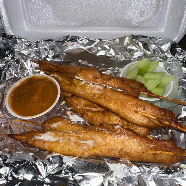 Satay Chicken.