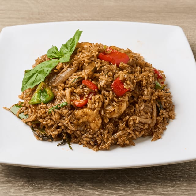 L Spicy Basil Fried Rice.