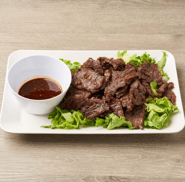 Dinner Tiger Cried Beef.